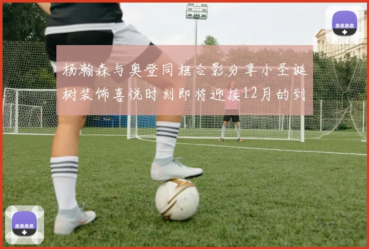 杨瀚森与奥登同框合影分享小圣诞树装饰喜悦时刻即将迎接12月的到来
